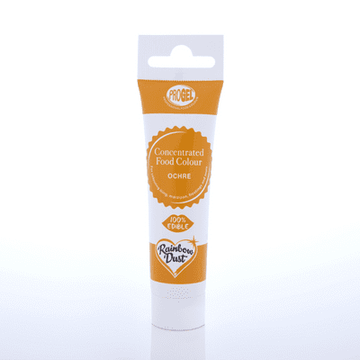 Rainbow Dust ProGel Ochre Brown Gel Food Colouring