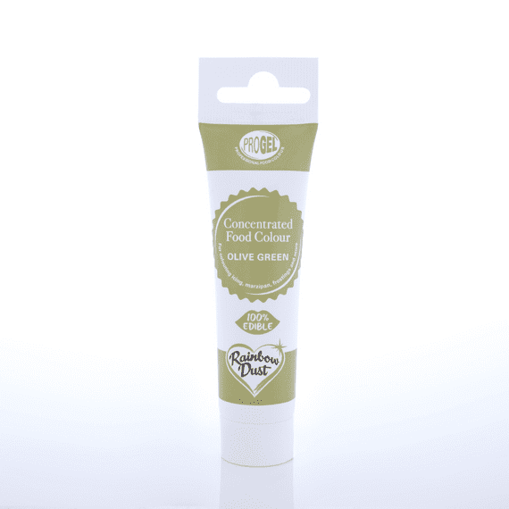 Rainbow Dust ProGel Olive Green Gel Food Colouring