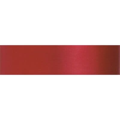 Scarlett Red Plain Double Faced Ribbon 12mm Reel (20m reel)