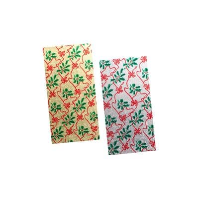 Single Thick Christmas Log Card - 8 x 4