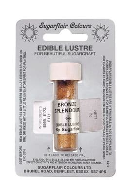 Sugarflair Edible Lustre Dust - Bronze Splendour