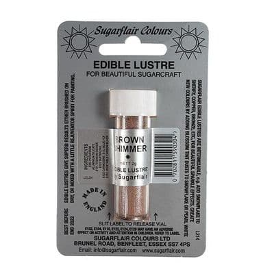 Sugarflair Edible Lustre Dust - Brown Shimmer