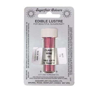 Sugarflair Edible Lustre Dust - Claret Wine