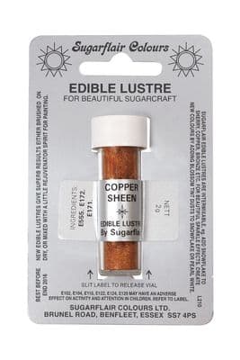 Sugarflair Edible Lustre Dust - Copper Sheen