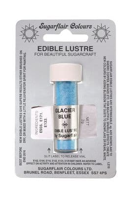 Sugarflair Edible Lustre Dust - Glacier Blue