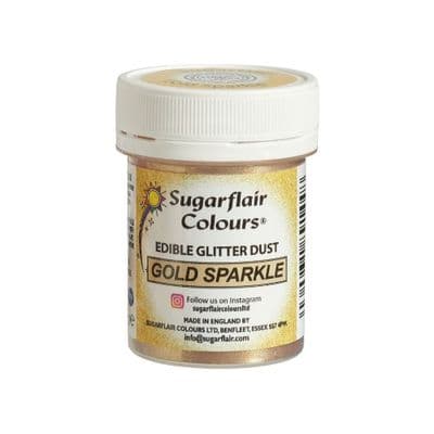 Sugarflair Edible Lustre Dust - Gold Sparkle 10g