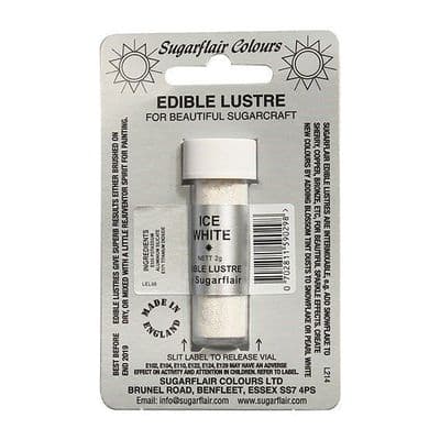 Sugarflair Edible Lustre Dust - Ice White