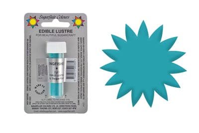 Sugarflair Edible Lustre Dust - kingfisher Blue