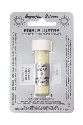 Sugarflair Edible Lustre Dust - Pearl Ivory