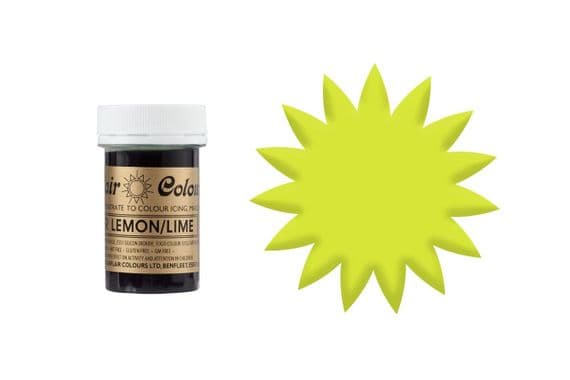 Sugarflair Gel Food Colouring Paste 25g - Bitter Lemon Yellow