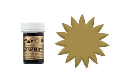 Sugarflair Gel Food Colouring Paste 25g - Caramel/Ivory
