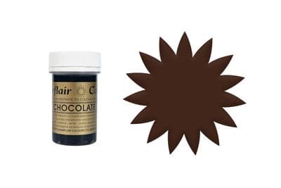 Sugarflair Gel Food Colouring Paste 25g - Chocolate Brown