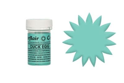 Sugarflair Gel Food Colouring Paste 25g - Duck Egg Blue