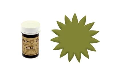 Sugarflair Gel Food Colouring Paste 25g - Khaki Green