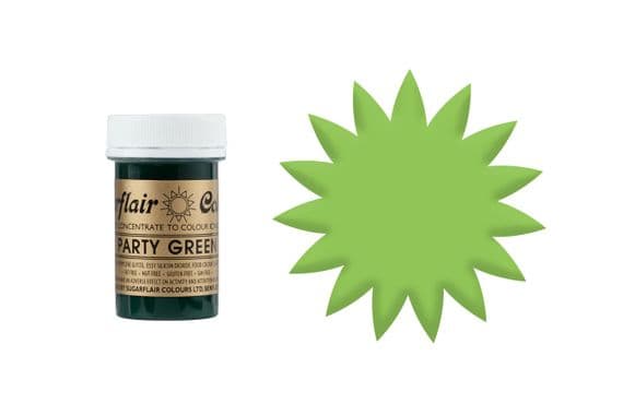 Sugarflair Gel Food Colouring Paste 25g - Party green