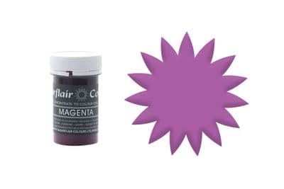 Sugarflair Gel Food Colouring Paste 25g - Pastel Magenta Red