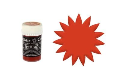 Sugarflair Gel Food Colouring Paste 25g - Pastel Spice Red