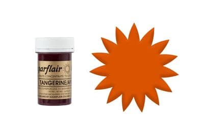 Sugarflair Gel Food Colouring Paste 25g - Tangerine Orange