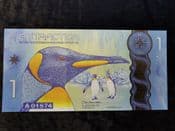Antarctica, Fantasy One Dollar 2015 (King Penguin), UNC, BKN1425