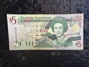 Antigua & Barbuda, 5 Dollars (1994), AUNC, BKN1690