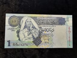 Arabic, One Dinar (2004), UNC, BKN1328