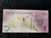 Arctic Territories, Fantasy One Polar Dollar 2012 (Arctic Fox), UNC, BKN1422