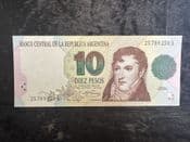 Argentina, 10 Pesos (1992-94), EF, BKN1966