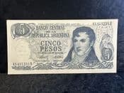 Argentina, 5 Pesos (1974-76), EF, BKN2417
