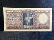 Argentina, One Peso (1952-55, Economic Independance), VF, BKN2430