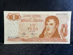 Argentina, One Peso (1972), EF, BKN2415