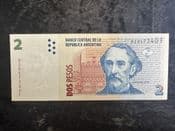 Argentina, Two Pesos (2005-06), EF, BKN1965