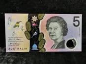 Australia, 5 Dollars 2016, UNC, BKN1461