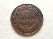 Australia, Halfpenny 1911, VF, CS10257