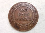Australia, Halfpenny 1922, GF, CS10689