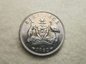 Australia, Silver (.500), Sixpence 1962, AUNC, CS9926