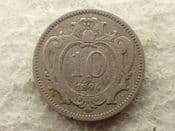 Austria, 10 Heller 1894, F, CS14070