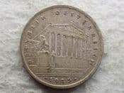 Austria, Silver (.640), One Schilling 1925, GF, CS13915