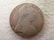 Austria, Silver (.833), Maria Theresa Thaler 1780 (Posthumous), Fair, CS14197