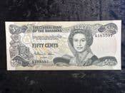 Bahamas, 50 Cents (1984), AUNC, BKN1729