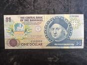 Bahamas, One Dollar 1992 (Christopher Columbus), GVF, BKN1973
