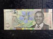 Bahamas, One Dollar 2017, UNC, BKN1731
