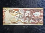 Barbados, 10 Dollars 2013, AUNC, BKN1738