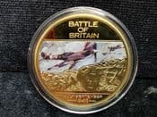 Battle of Britain, 2014 Gold Plated Medal, No COA, OS1233