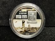 Battles of WWII, Battle of Britain, Silver Plated Medal, No COA, OS1660