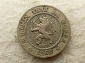 Belgium, 10 Centimes 1862, F, CS14030