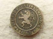 Belgium, 10 Centimes 1862, Fair, CS13981