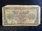 Belgium, 10 Francs 1943, Poor, BKN2472