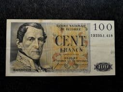 Belgium, 100 Francs 1959, VG, BKN1033