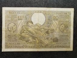 Belgium, 100 Francs/20 Belgas 1933 (French), VG, BKN1041