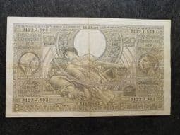 Belgium, 100 Francs/20 Belgas 1937 (French), VG, BKN1042